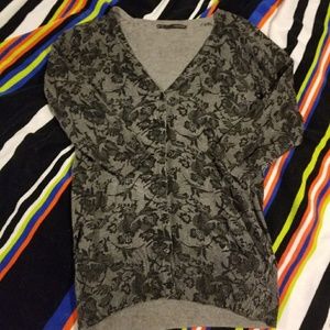 Maurices Floral Print Cardigan